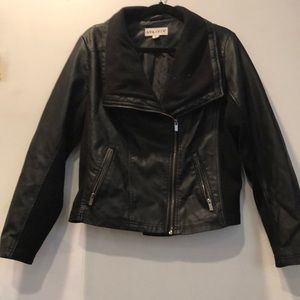 Faux leather jacket